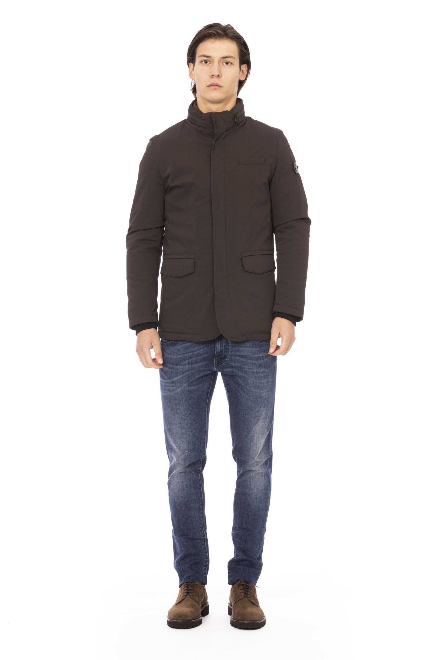 Elegant Urban Zippered Mens Jacket