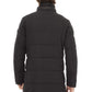 Elegant Green Long Jacket with Metal Monogram
