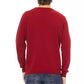 Elevated Elegance Crewneck Sweater in Red