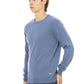 Elegant Light-Blue Crewneck Sweater