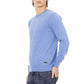 Elegant Light Blue Crewneck Sweater for Men