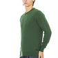 Elegant Crewneck Sweater in Sumptuous Green
