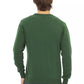 Elegant Crewneck Sweater in Sumptuous Green