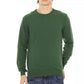 Elegant Crewneck Sweater in Sumptuous Green