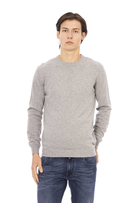 Elegant Crewneck Sweater in Cozy Wool Blend