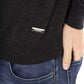 Elegant Turtleneck Brown Sweater