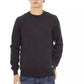 Elegant Crewneck Monogram Sweater