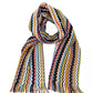 Fringed Geometric Fantasy Scarf
