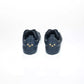 Elegant Monocolor Blue Leather Sneakers