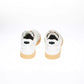Elegant Two-Tone Leather Lace-Up Sneakers