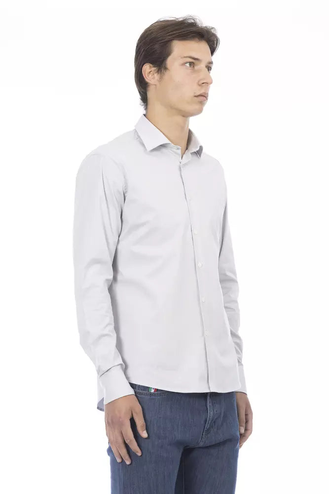 Elegant Slim Fit Italian Collar Shirt