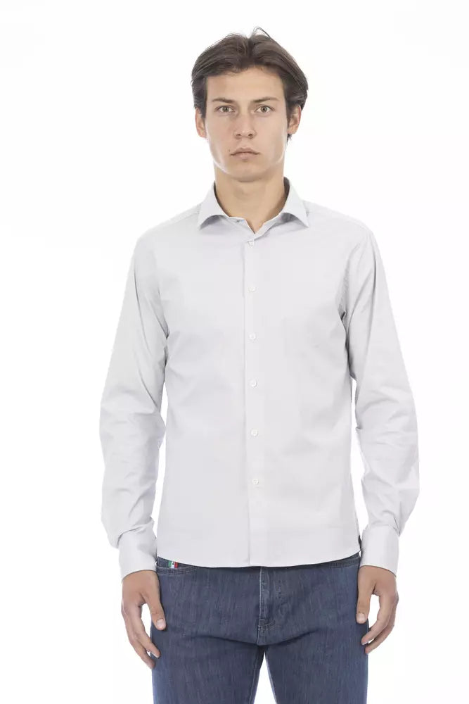 Elegant Slim Fit Italian Collar Shirt