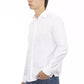 Elegant Slim Fit White Cotton Shirt