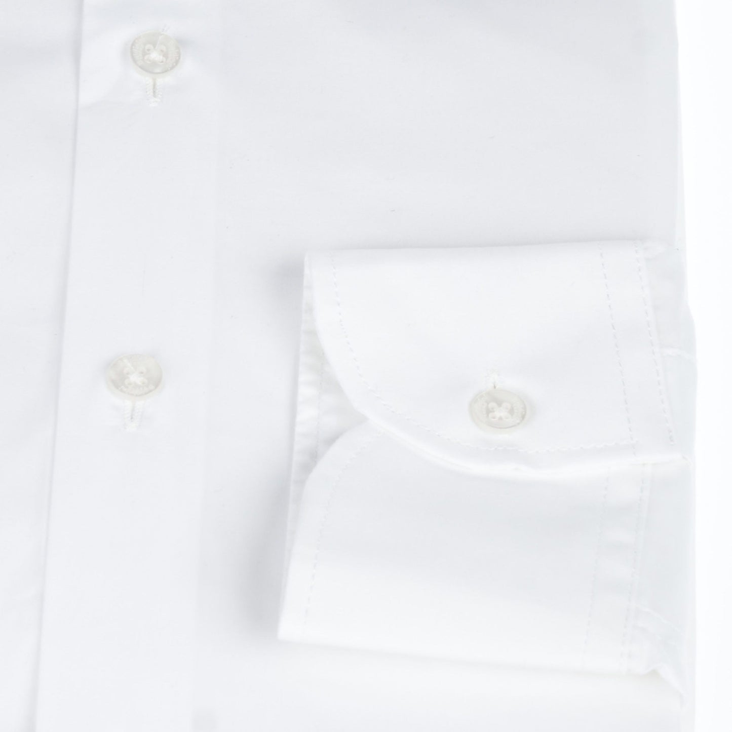 Elegant White Slim Fit Italian Shirt