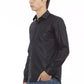 Elegant Black Italian Slim Fit Shirt