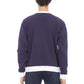 Elegant Purple Cotton Sweatshirt