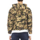 Elevated Army Brushed Hoodie with Maxi Pocket