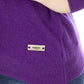 Crewneck Wool-Cashmere Blend Purple Sweater