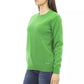 Emerald Elegance Wool-Cashmere Sweater