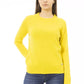 Chic Wool-Cashmere Crewneck Sweater in Yellow
