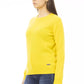 Chic Wool-Cashmere Crewneck Sweater in Yellow