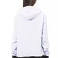 Chic Purple Cotton Hoodie with Front Logo