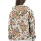 Chic Gray Long-Sleeved Hoodie with Logo Detail