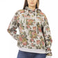 Chic Gray Long-Sleeved Hoodie with Logo Detail