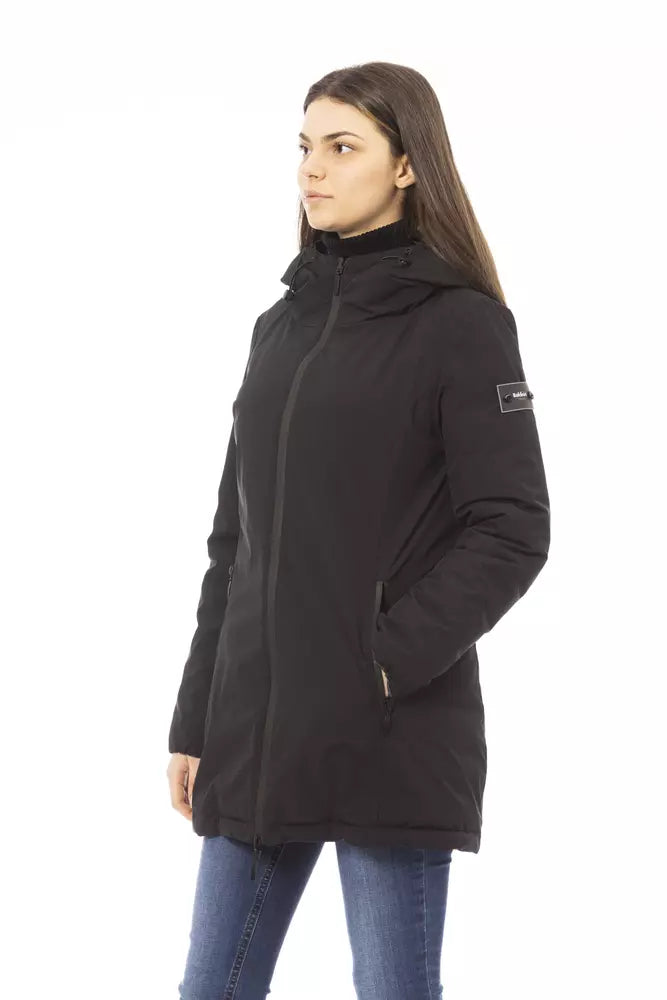 Chic Double-Faced Down Jacket with Monogram Detail