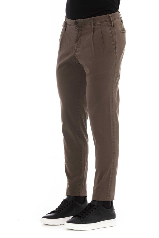 Elegant Brown Trousers for Sophisticated Men