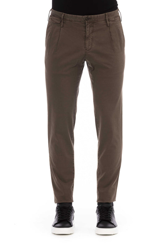 Elegant Brown Trousers for Sophisticated Men