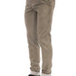 Beige Cotton Stretch Chinos
