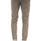 Beige Cotton Stretch Chinos