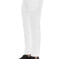 Chic White Stretch Cotton Jeans for Men
