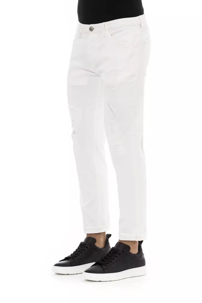 Elegant White Denim Mastery