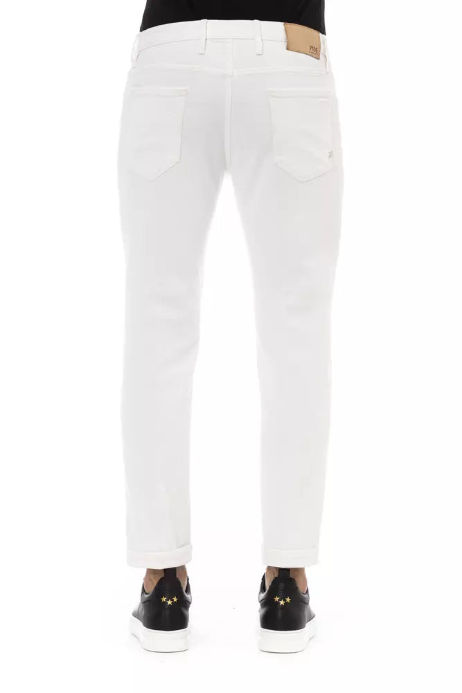 Elegant White Denim Mastery