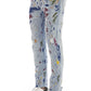 Exquisite Light-Blue Skinny Jeans for Men