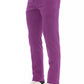 Elegant Violet Italian Designer Jeans