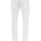 Sleek White Denim Delight