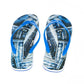 Trendy Light Blue Flip Flops for Men