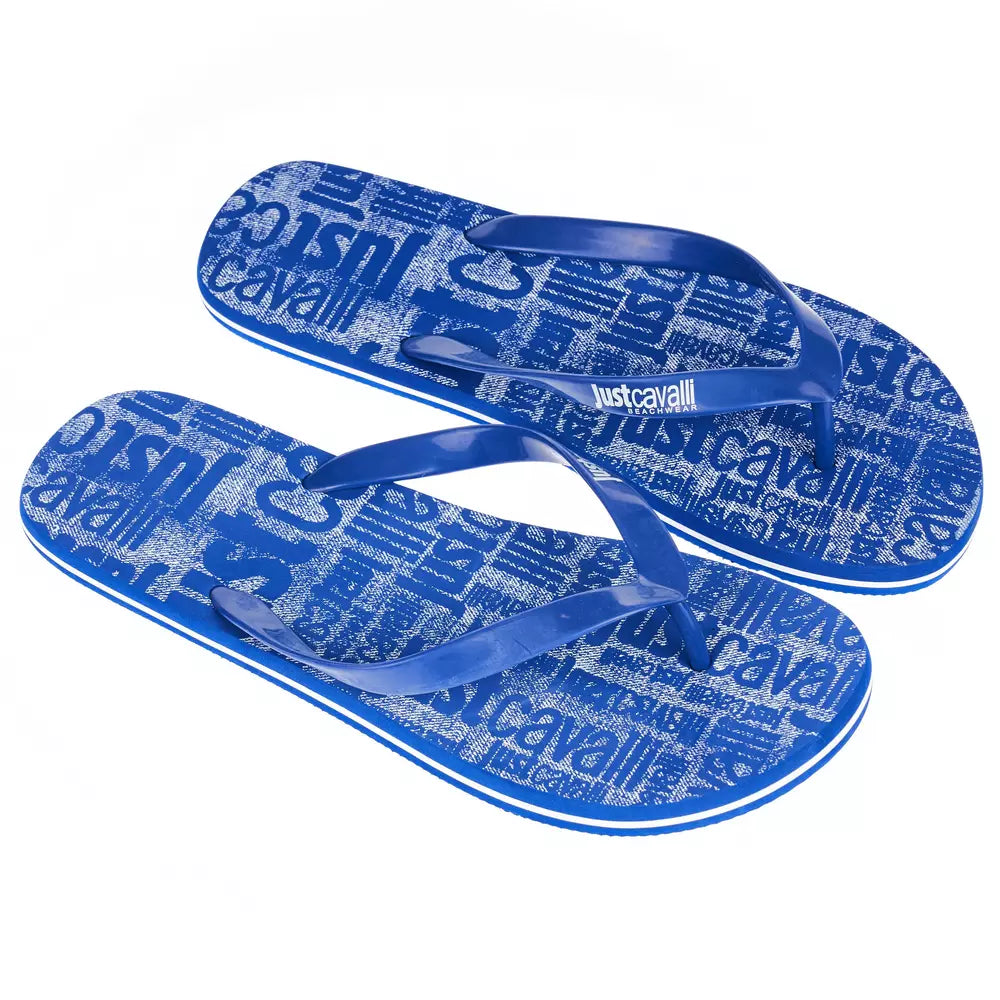 Elegant Light Blue Men's Flip Flops