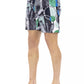 Multicolor Printed Swim Shorts with Drawstring