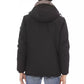 Sleek Black Monogrammed Long Jacket