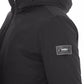 Sleek Black Monogrammed Long Jacket