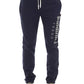 Tricolor Insert Fleece Sport Pants in Blue