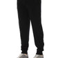 Chic Black Cotton Sport Sweatpants