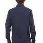 Sleek Blue Slim-Fit Designer Shirt