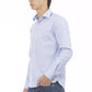 Elegant Slim-Fit Light-Blue Shirt for Men