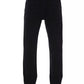 Elegant Black Cotton Blend Jeans