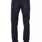 Chic Tricolor Accent Men's Denim
